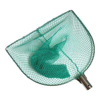 方形不锈钢实心大物抄网头网兜鱼塘抄鱼捞虾捞网渔具用品大全