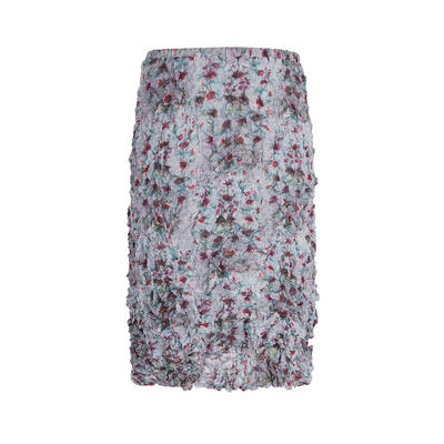 宽松碎花H型通勤半身裙