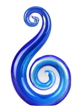 抽象欧式风扭曲异形琉璃工艺品