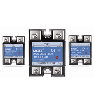 美格尔固态继电器220V小型单相直流控交流12V 24V 40A 20A MGR-1