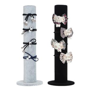 头花架头绳发圈收纳架圆柱首饰架立式手链手串饰品柜台展示道具