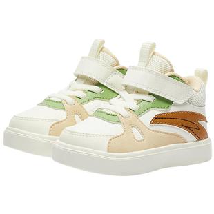 安踏学步鞋加绒童鞋男女宝宝幼儿园鞋秋冬新款高帮板鞋儿童运动鞋