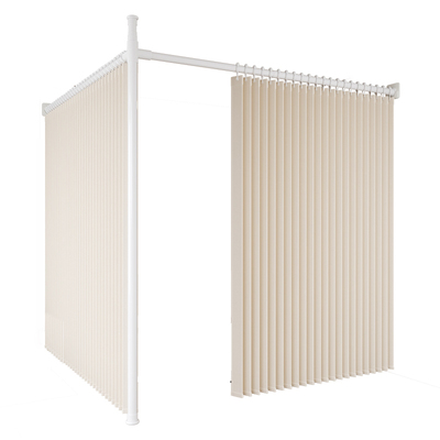 一房变两房免打孔隐形折叠帘子