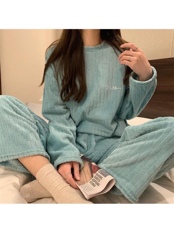 pyjamas pajamas winter pijamas women nightwear sleepwear睡衣