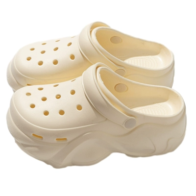 白色洞洞鞋女款夏季外穿