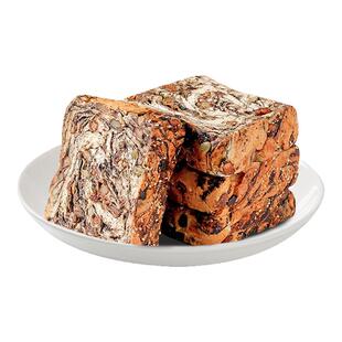 全麦坚果厚切吐司手撕面包饱腹代餐早餐自律期面包速食整箱零食品