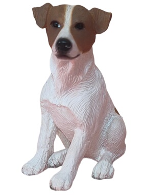 杰克罗素犬可爱小狗模型车载摆件