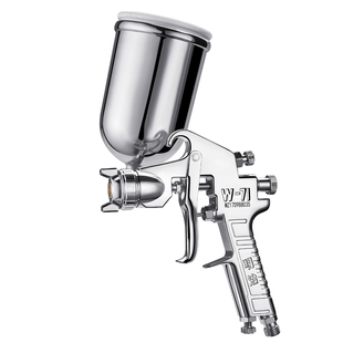 原装正品明治W71/77油漆喷枪气动上下壶高雾化家具木器面漆喷漆抢