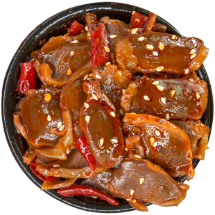 四川麻辣味鸭胗零食鸭肫卤味香辣下酒菜熟食即食郡肝冷吃特产追剧