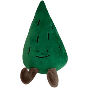 小松树和小竹笋/治愈笑脸小众ins博主款毛绒娃娃玩偶安抚玩具陪睡