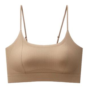 卡卡女装臻选正品防走光无痕粉底液内衣细肩带吊带背心带胸垫美背