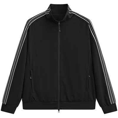 MODE COMMUTER| MC速干针织透气排汗立领开襟卫衣