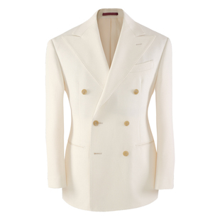 【绅士盔甲骑兵斜面料】CULTUM复古抗皱西装双排戗驳领西服套装男