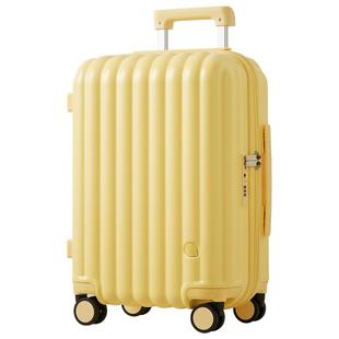 阿季结实耐用20寸登机行李箱女小型18拉杆密码旅行箱子24寸大容量