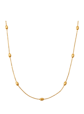 ULINE纯银镀金项链长短款毛衣链