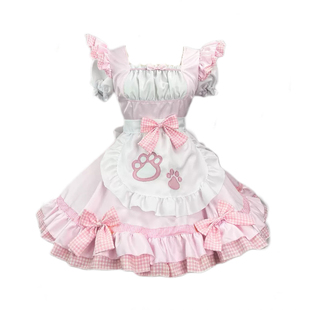 女仆装cos可爱女佣猫咪二次元大码洛丽塔cosplay服装lolita连衣裙