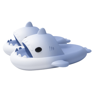 渐变鲨鱼拖鞋女夏季2025新款室内家居家洗澡防滑情侣外穿凉拖鞋男