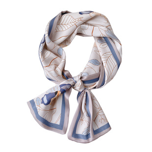 韩版OL通勤职业银行空姐装饰丝巾领巾 春秋长条装饰围巾围脖