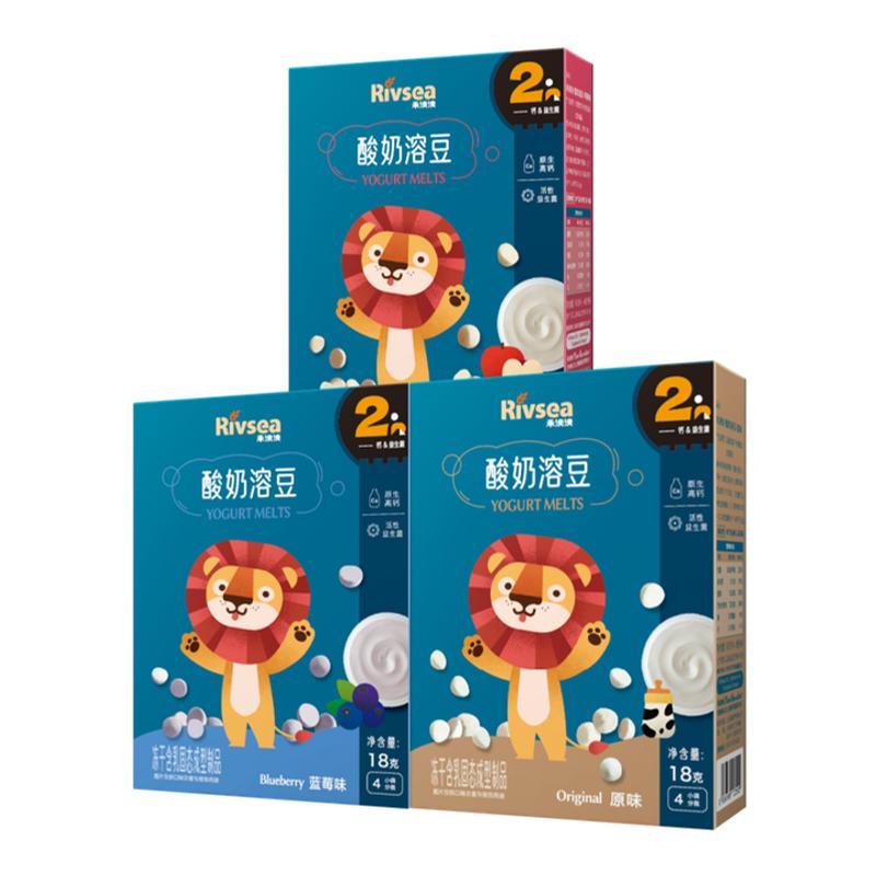 禾泱泱酸奶水果溶豆豆入口易化