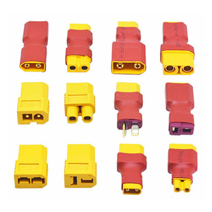 Amass插头XT60转XT30/XT90/T插/EC5 4.0转接头系列转换