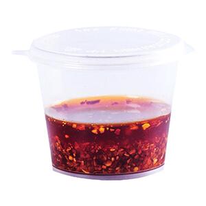 一次性连体酱料杯调料盒小料盒打包盒分装打包汤碗外卖辣椒醋商用