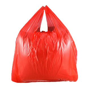 大号背心袋加厚红色塑料袋子收纳袋服装打包袋搬家方便袋手提胶袋