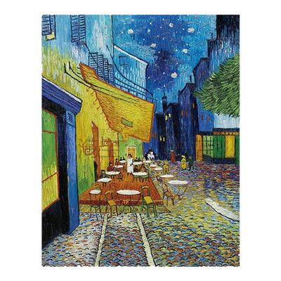梵高夜晚咖啡馆油画客厅卧室