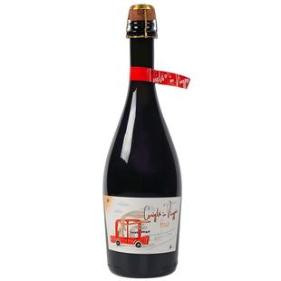 兔玩家无醇起泡红葡萄汁意大利原瓶进口清新果味无酒精气泡酒