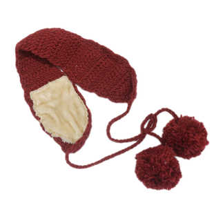 丁走走/韩版chic可爱护耳保暖加绒耳罩女秋冬季绑带软妹针织耳包