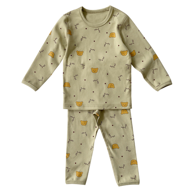 秋冬无骨全棉加厚保暖儿童内衣