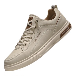 意尔康板鞋男鞋2026新款春秋冬季加绒百搭高端男士一脚蹬休闲皮鞋