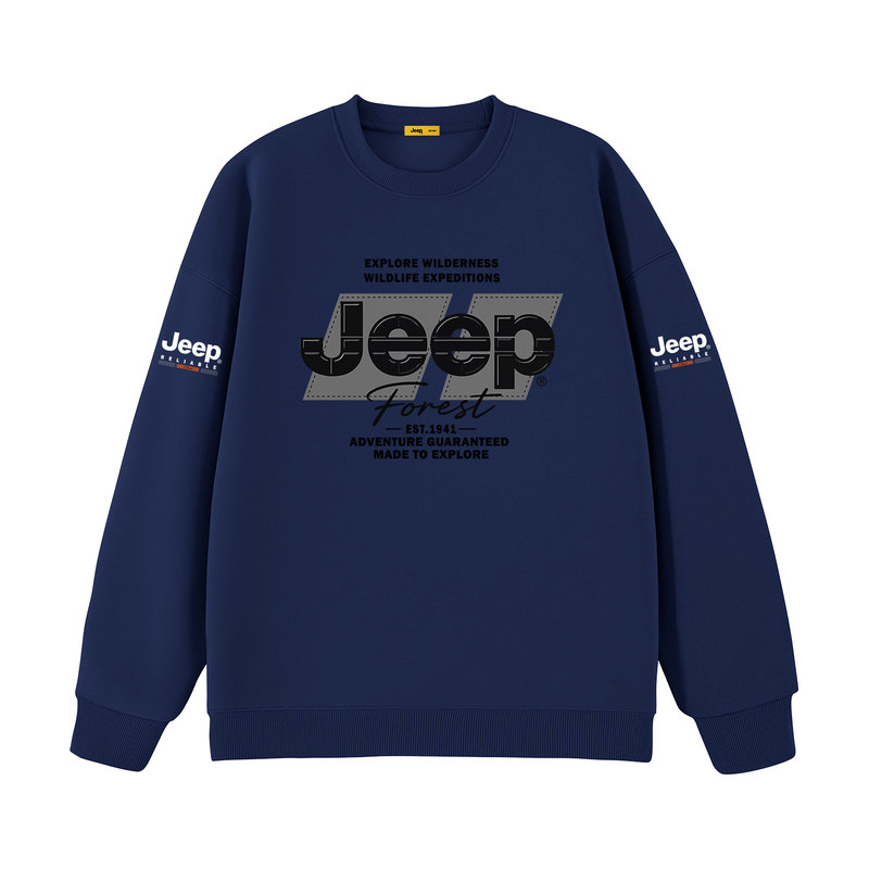 Jeep吉普男士秋季新款抗皱卫衣潮