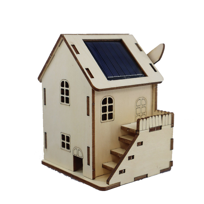 DIY太阳能小屋创意趣味益智教具