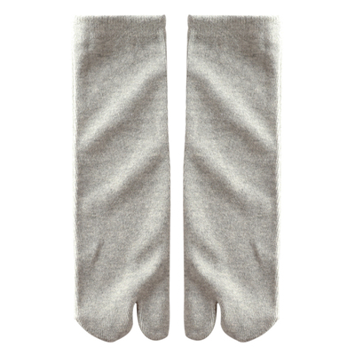 中筒两指袜三分田棉盒装男女猪蹄