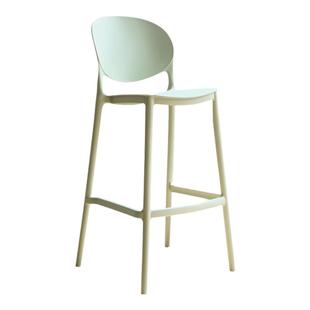 吧台椅子设计师高脚凳久坐舒服靠背椅子轻奢高级感75cm高凳子家用