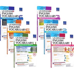 【自营】SAP Learning English Vocabulary 1-6年级 小学学习系列英语词汇练习册套装 7-12岁新加坡新亚出版社教辅 儿童英文原版