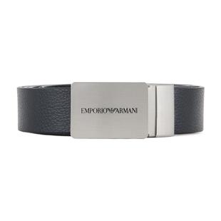 【情人节礼物】EMPORIO ARMANI/阿玛尼春夏男女双面板扣腰带皮带