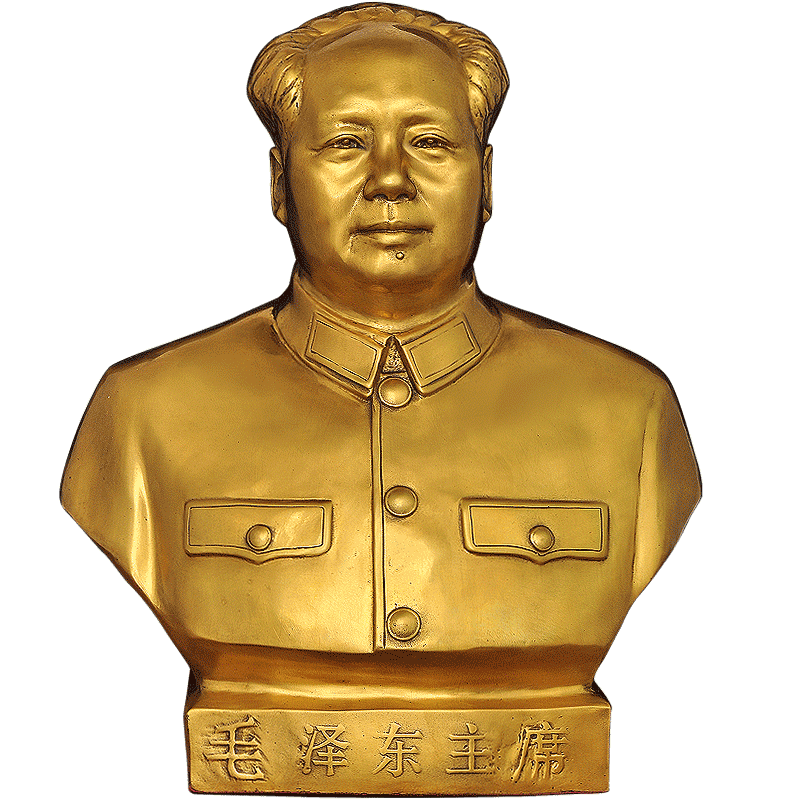 纯办公室毛主席像工艺品