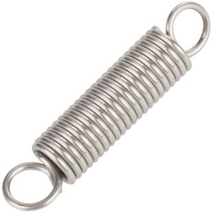 304不锈钢小拉簧拉力拉伸带钩弹簧烤箱展架拉门簧带圈弹簧可定做