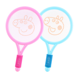 小猪佩奇儿童羽毛球拍2岁3岁5岁幼儿宝宝球拍网球拍亲子玩具4训练