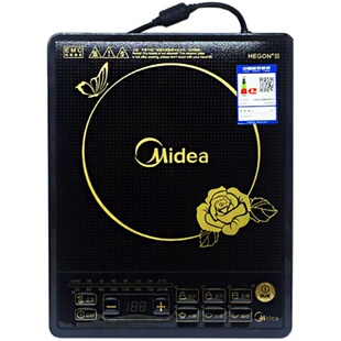 正品Midea/美的HK2002电磁炉 黑晶面板炒菜火锅炉老人家按键 家用
