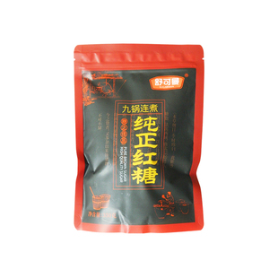 舒可曼 纯正红糖350g甘蔗糖古法熬制老红糖土制温和清甜煲汤糖水