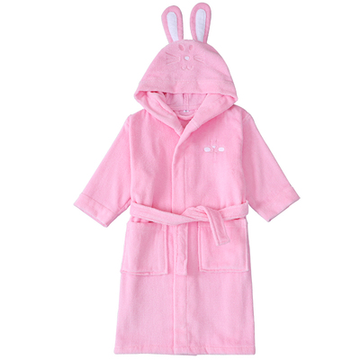 纯棉儿童浴袍秋冬季加厚游泳浴巾