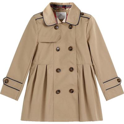 英氏女童风衣英伦学院风外套