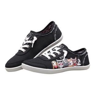 Skechers/斯凯奇 当季新款女子低帮一脚蹬懒人帆布休闲鞋