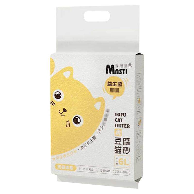 猫砂植物豆腐猫砂益生菌除臭砂2kg袋低尘吸水tofu cat litter