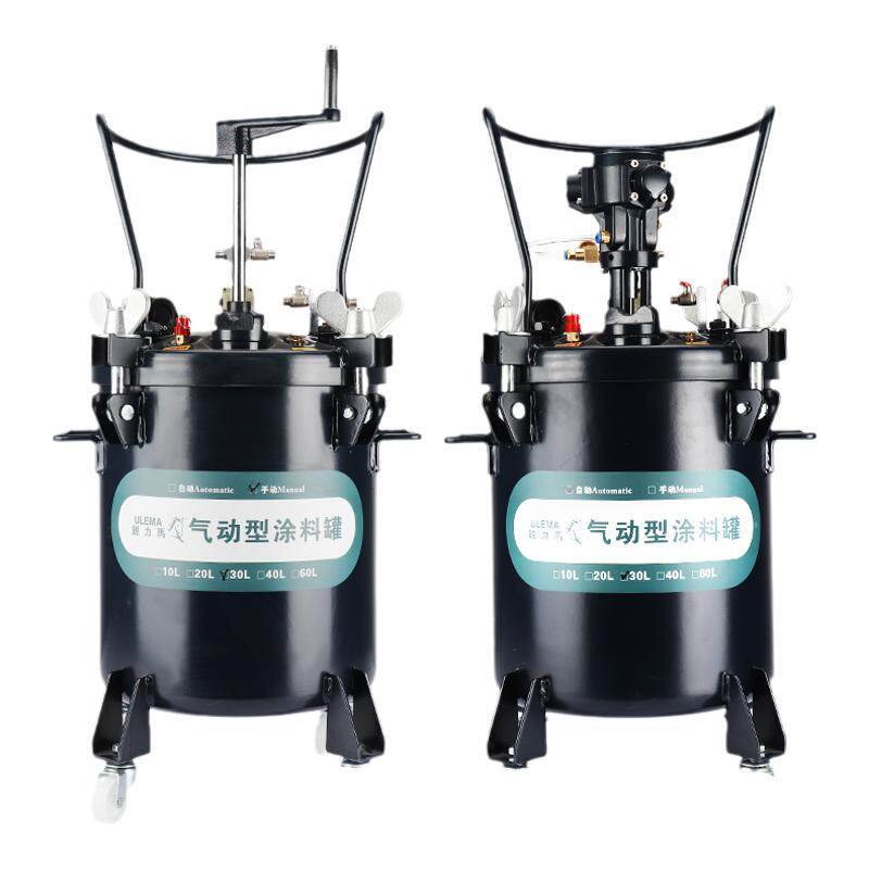 锐力马气动压力桶喷胶自动搅拌