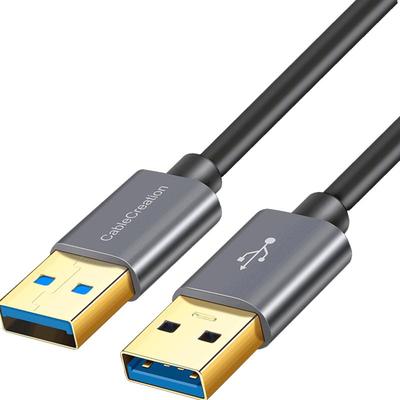高速双公头usb3.0数据线散热器线