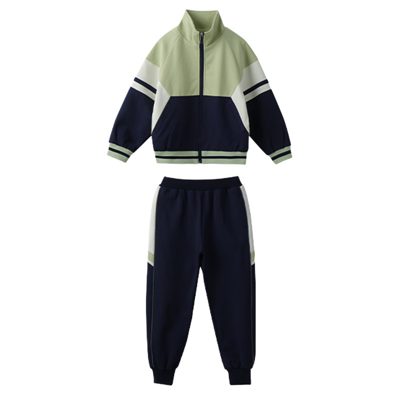 春秋小学生学院风透气校服套装