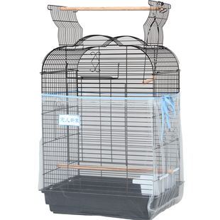 宠儿新家鸟笼防溅洒罩 防洒网布 鸟笼罩纱网 挡尘防羽粉 鸟笼配件